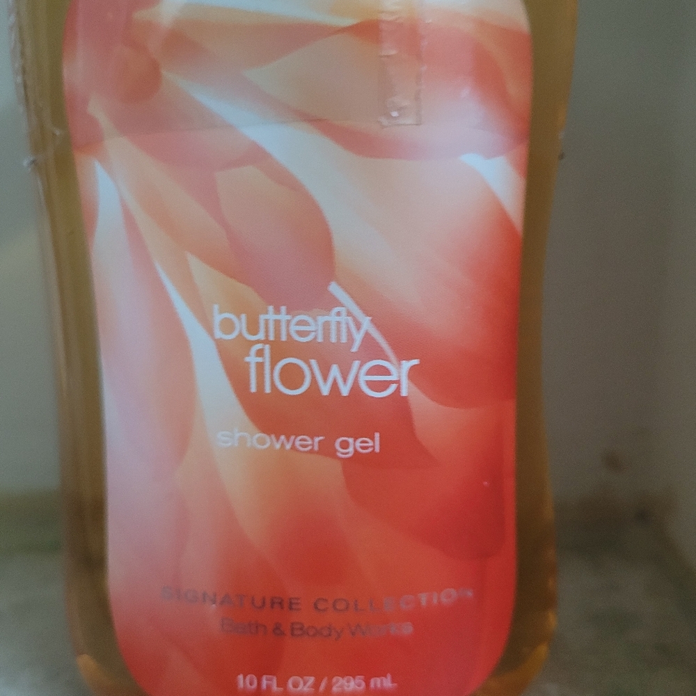 NEW Bath & Body Works "SEALED" Butterfly Flower Shower Gel 10 FLOZ RARE - Picture 3 of 3